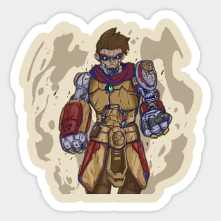 Mecha cyborg Wukong Sticker